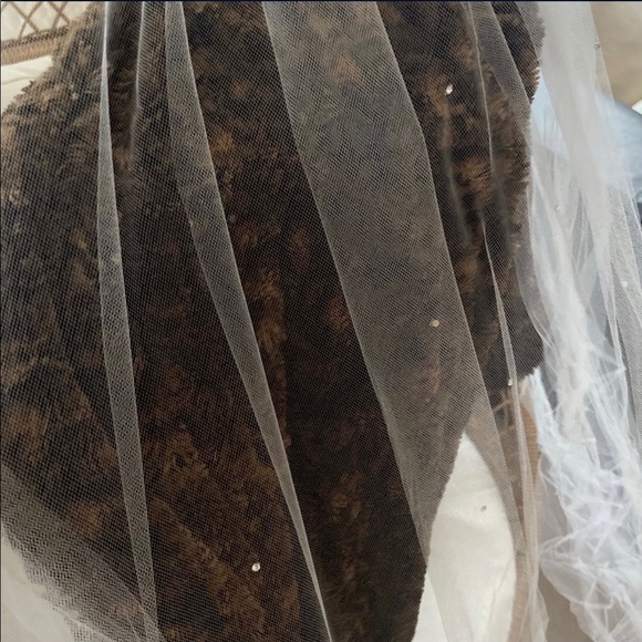 Sprinkle wedding veil